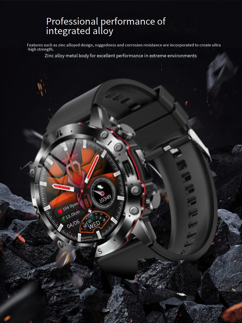 Smart Watches Dedicated ET482 Smart Watch Outdoor Sports AMOLDE HD ECG Bluetooth Call Non Invasive Blood Sugar_voghion.com