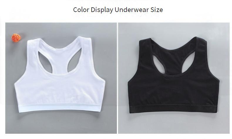 Mutter & Kinder Mädchen BH Entwicklungsphase Einfarbig Kinder Weste Unterwäsche_voghion.com