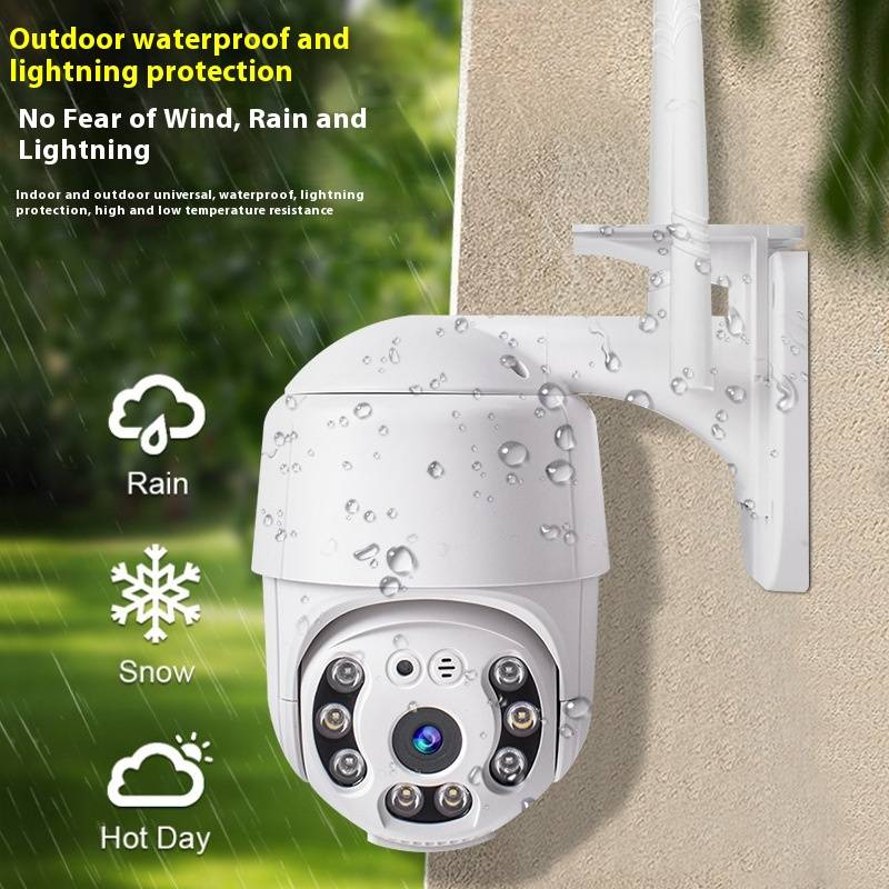 360° Outdoor WiFi Security Camera - Weatherproof, Remote Viewing, Smart Motion Detection_voghion.com