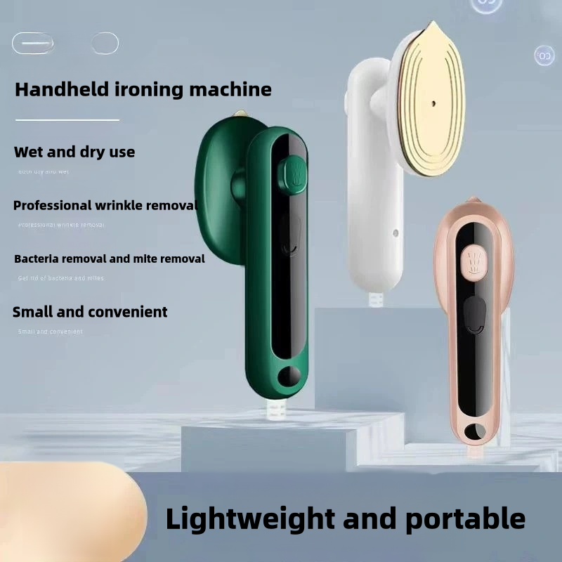 New Handle Electric Steam Iron Household Upgrade Small Iron For Travel Ironing Machine Mini Steam Portable Iron For Clothes_voghion.com