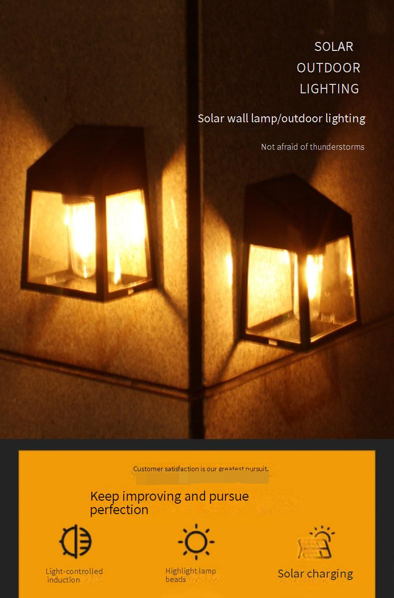 Solar Wall Lights Outdoor – Waterproof Motion Sensor Lights For Garden, Patio & Pathway (Auto On/Off, 3 Lighting Modes, 6-12H Runtime, IP65)_voghion.com