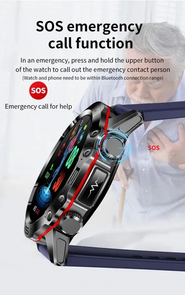 New AI Smart Watch For Men&Women – Blood Glucose/Lipid/Uric Acid Monitor ECG+PPG Health Tracker Display Fitness Smartwatch With Medical Diagnosis_voghion.com