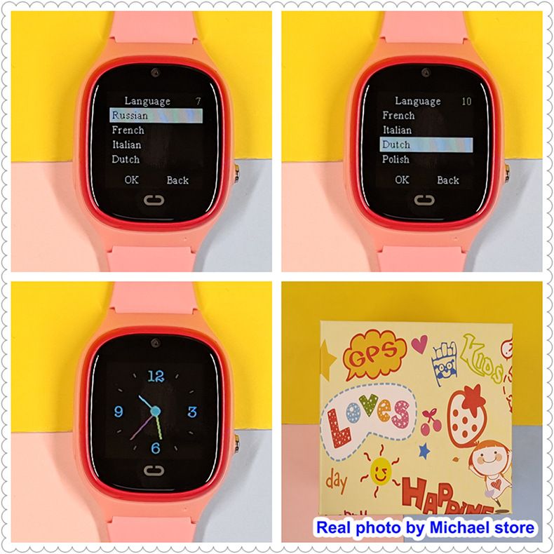 Reloj inteligente para niños transfronterizo con posicionamiento SOS, reloj para teléfono móvil resistente al agua IP67, regalo TD45, reloj inteligente para niños_voghion.com
