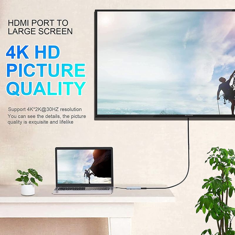 Dock di tipo C 11 in 1 per HDMI Gigabit Network Rj45usb-c Dock con hub VGA HUB_voghion.com