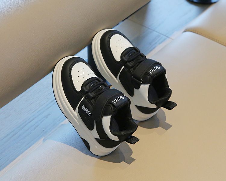 Nya små vita flickskor High Top Pojkar Casual Board Shoes Mjuka sulor Babyskor_voghion.com