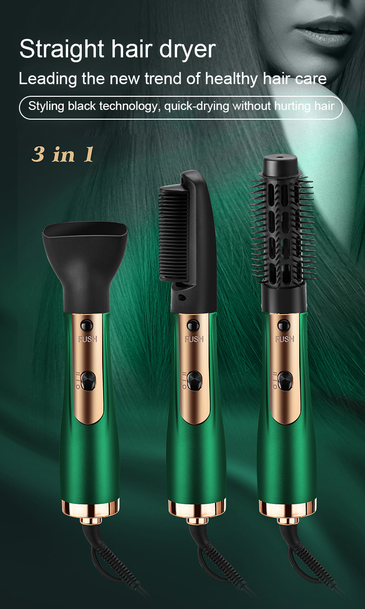 Pigro pettine automatico ad aria calda tre in uno pettine per capelli lisci capelli ricci multifunzionali capelli lisci asciugacapelli artefatto a doppio scopo_voghion.com