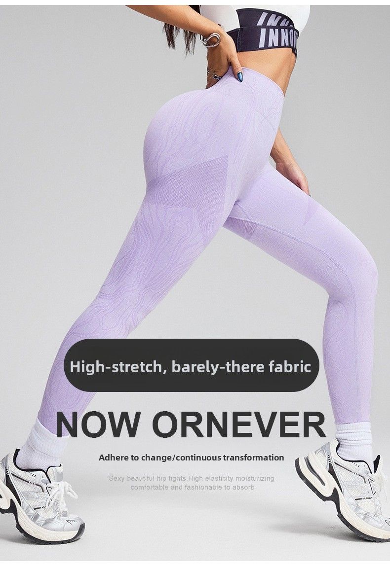 Neue nahtlose Damen-Leggings mit hohem Bund, formender Wirkung, Bauchkontrolle und Po-Lifting für Damen_voghion.com