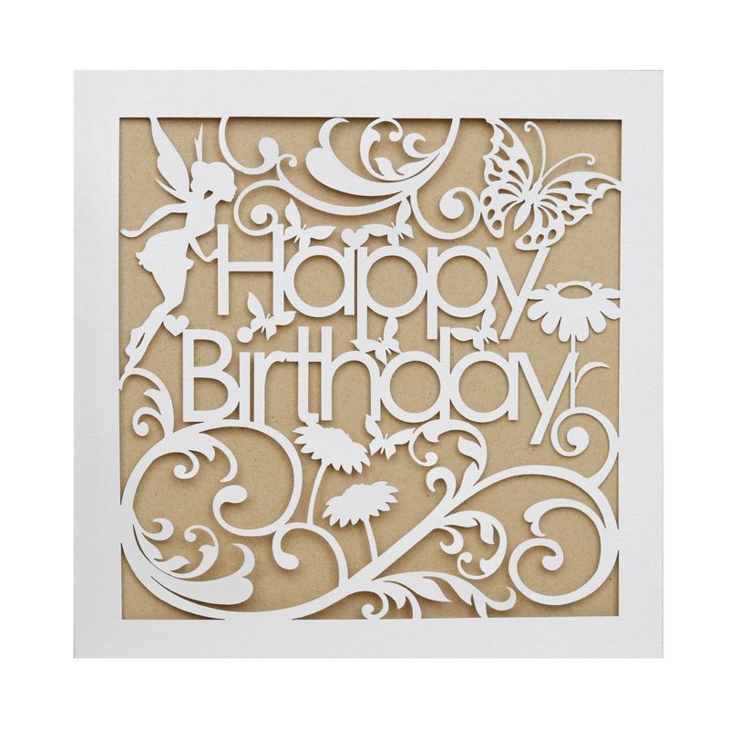 Biglietto di auguri di compleanno con farfalla e elfo, stile europeo, all'ingrosso, di Lillian Hollow_voghion.com