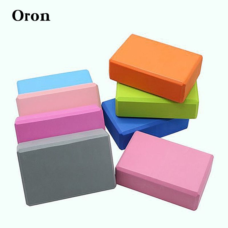 Printable Yoga LOGO One-Word Horse Open Crotch Exercise EVA Foam Block Children's Dance Class Practice Brick Studio_voghion.com