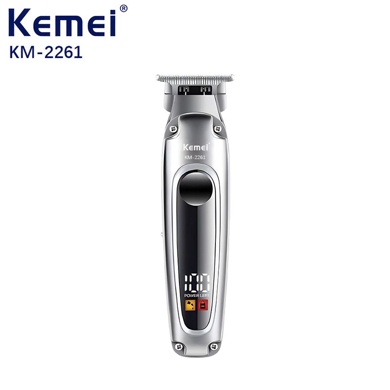 KM-2261 elektriline USB-taaslaetav juhtmeta habemelõikur meeste võimas juukselõikuri trimmimise tööriist_voghion.com