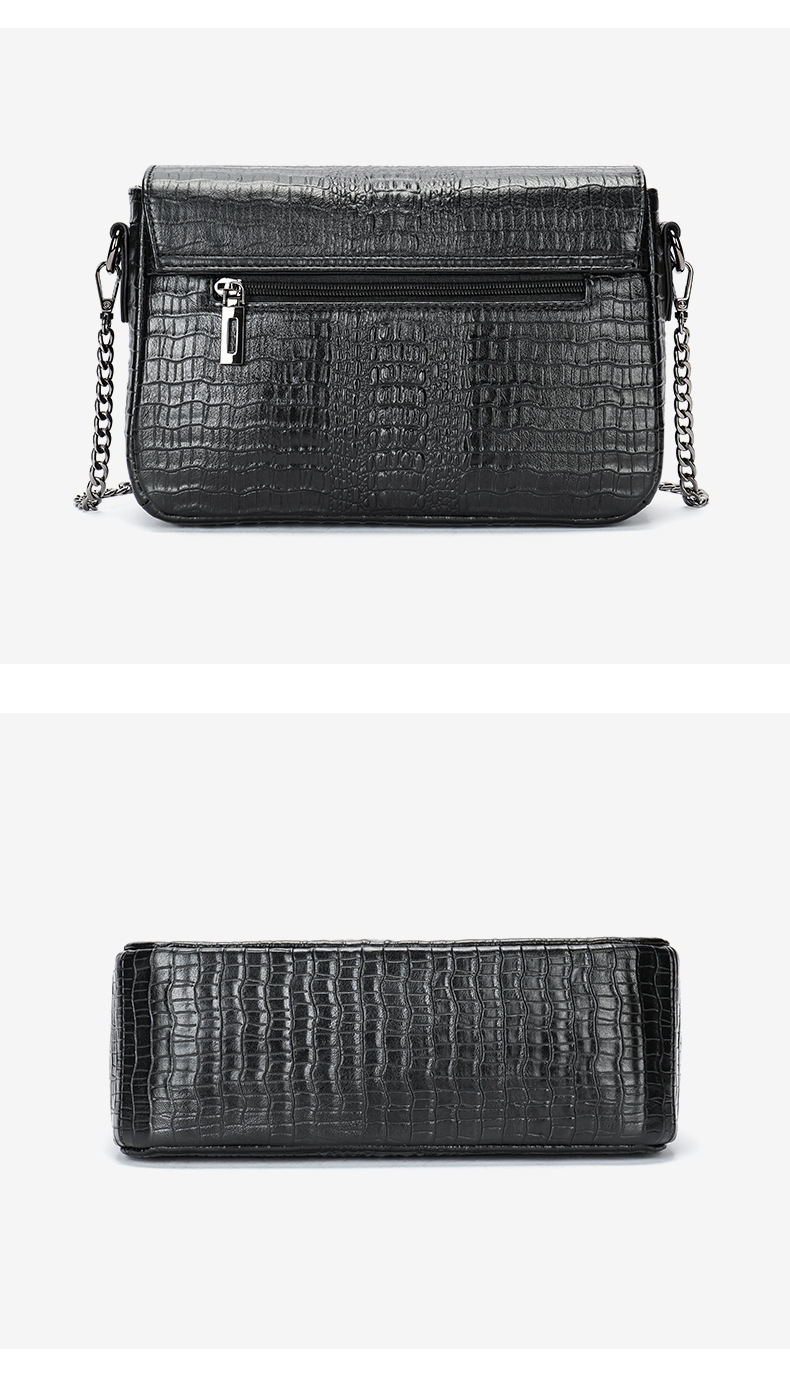 New Bags Women's Messenger Bags Summer Versatile Genuine Leather Popular Crocodile Pattern High End Cowhide Bag_voghion.com