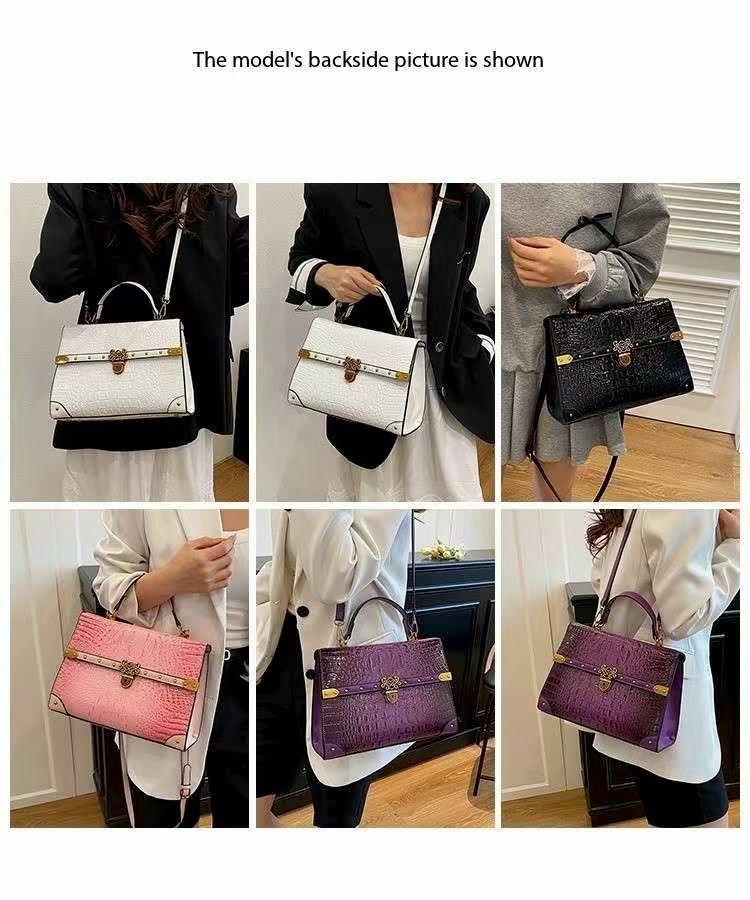 Designer Handbag - 2025 New Model High-end Crocodile-pattern Messenger Bag For Ladies, Crossbody Bag, Shoulder Bag_voghion.com