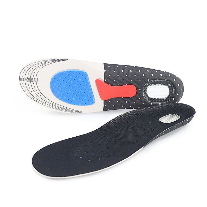 Breathable Moisture-Wicking Shock-Absorbing Gel Insoles For Men & Women - EVA Memory Foam Cushion For Running, Basketball, Hiking_voghion.com