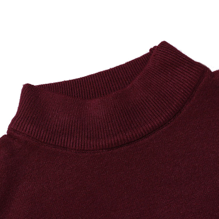 Herren Herbst und Winter Neue Mode Bequemer halber Rollkragen-Freizeitpullover_voghion.com