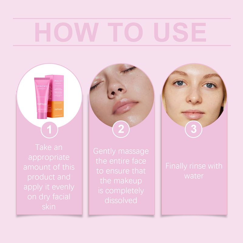Make-up-Entferner-Balsam, Tiefenreinigung der Poren, Kosmetik, beruhigend, verbessert die Hautelastizität, erfrischend, feuchtigkeitsspendend, sanft_voghion.com