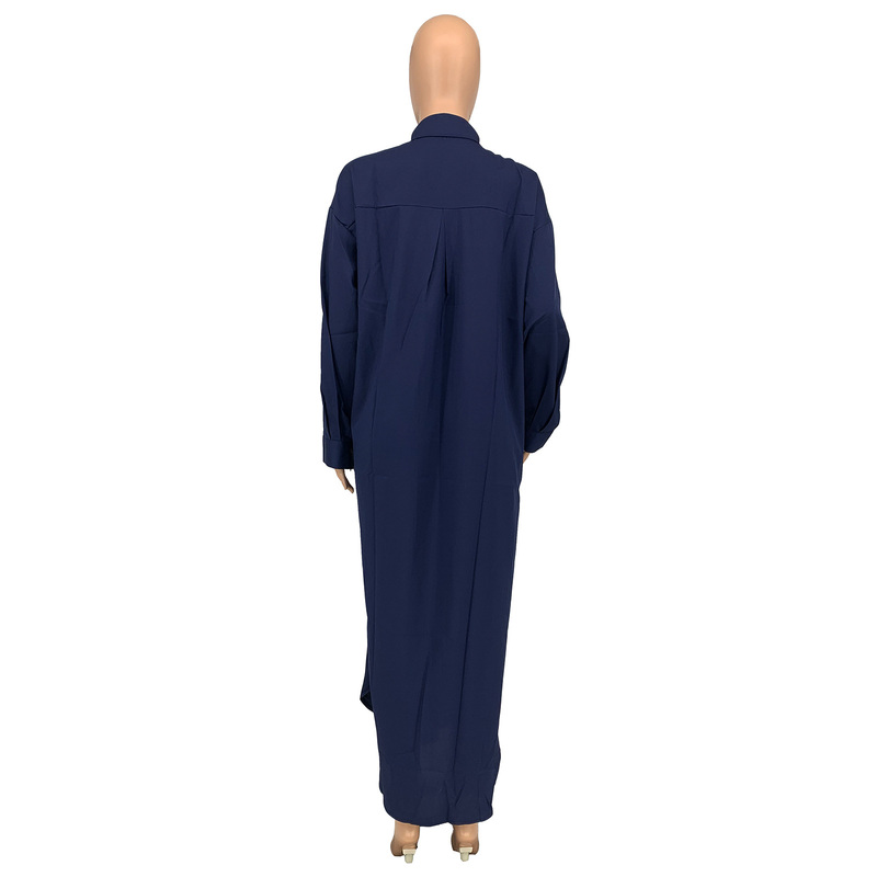 Camicetta da donna Camicette a maniche lunghe Moda Tinta unita_voghion.com