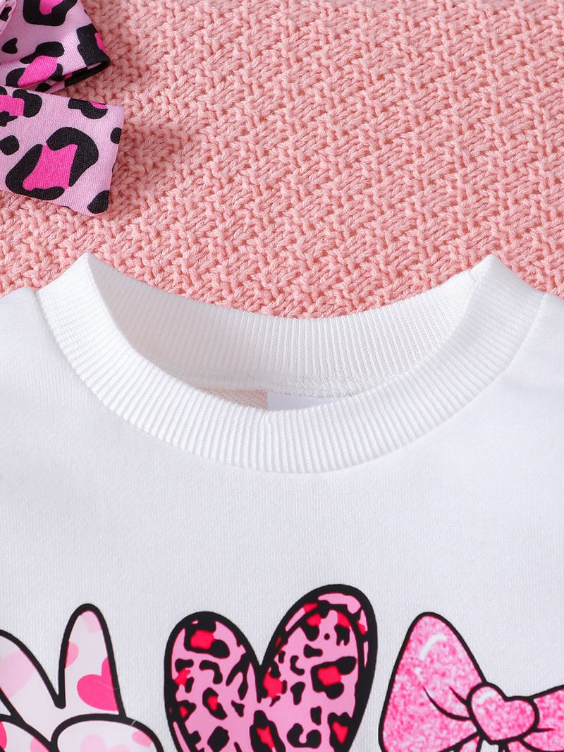 Abbigliamento per bambini specializzato in nuovi set di top stampati a maniche lunghe e pantaloni stampati a fiori_voghion.com