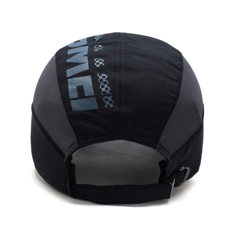 XinWq Summer Letter Print Extended Brim Adjustable Baseball Men Women Sports Running Sunscreen Visor Mesh Patcowork Sun_voghion.com