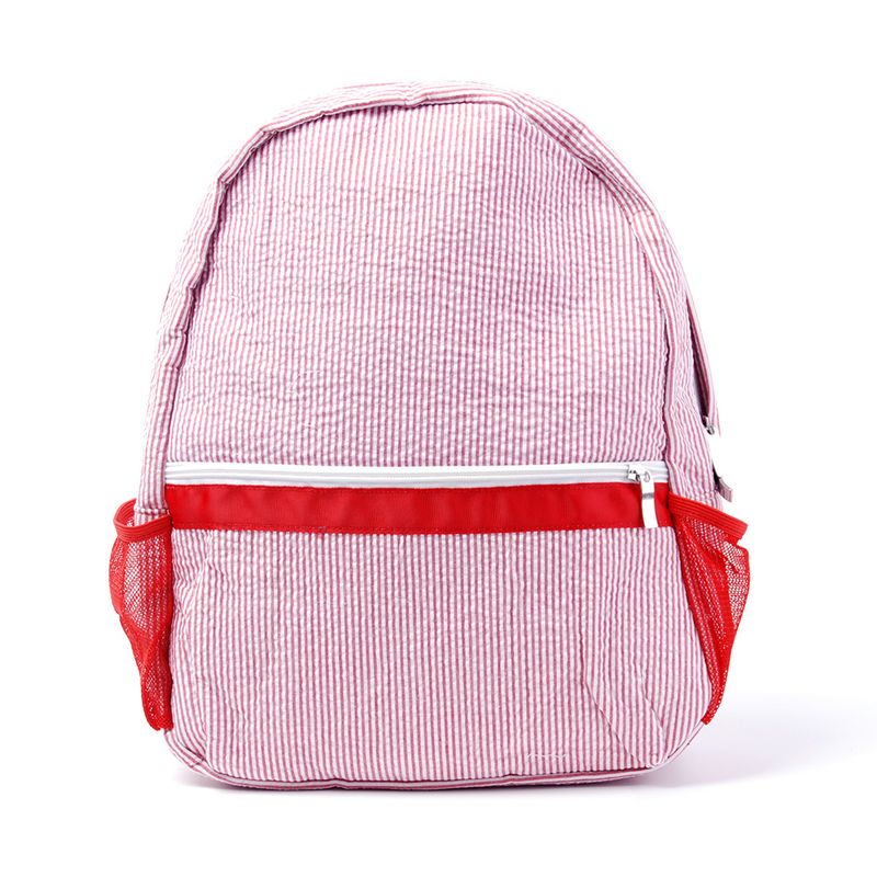 European and American seersucker backpack student schoolbag cross-border independent station Indian wind Mississippi_voghion.com