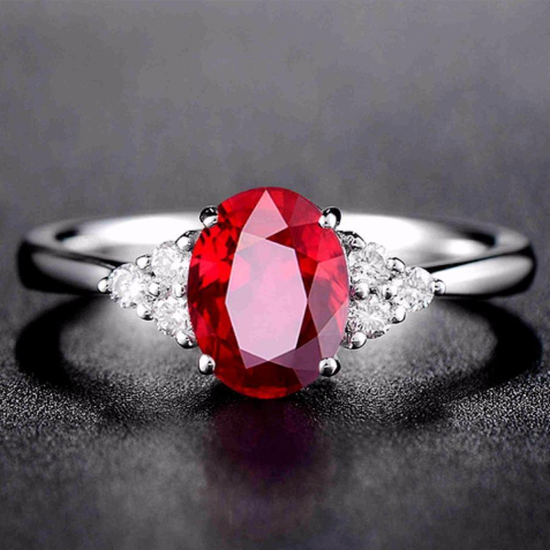 Heißer Verkauf Amethyst Lila Zirkon Chalcedon Diamant Einstellbar Frauen Lose Ring Süße Temperament Stil_voghion.com