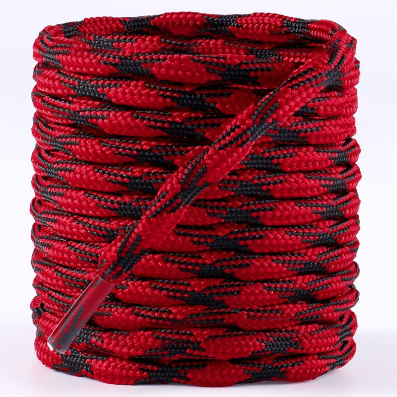 Accessori per scarpe lacci per scarpe da trekking rossi e blu anti allentamento corde per lacci estesi rotondi_voghion.com