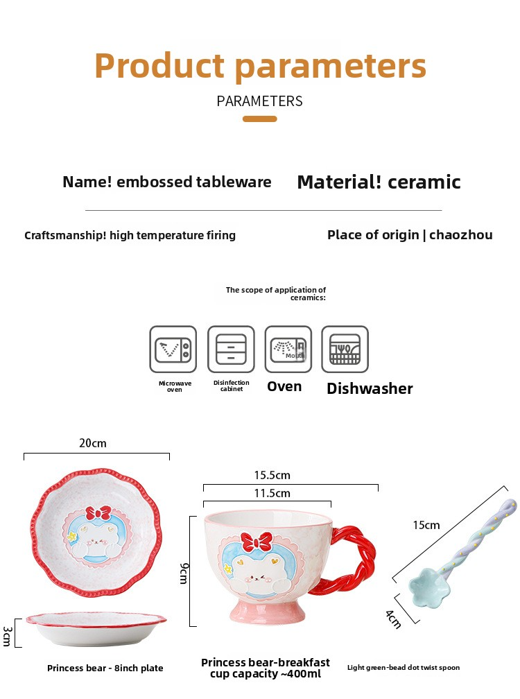 Pastel Ceramic Spoon Set – Cute Twisted Handle Coffee & Tea Stirring Spoon Kawaii Aesthetic For Home Dessert Milk & Breakfast Non-Slip Tip_voghion.com