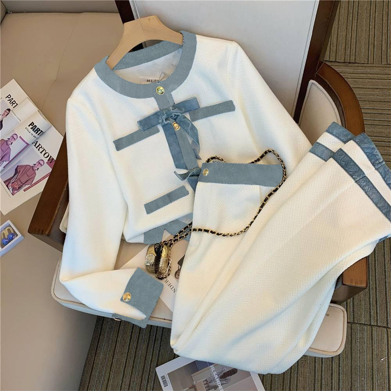 Fashionable Casual Suit, Temperament And Age-reducing Small Dress, Wide-leg Pants, Complete Match_voghion.com