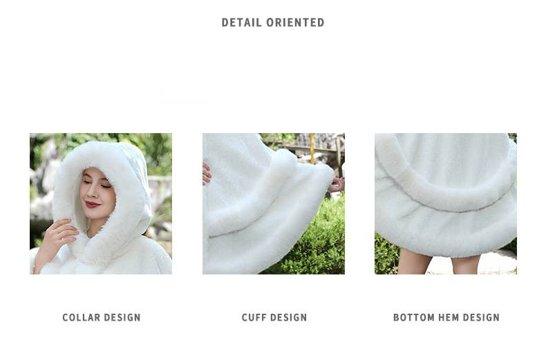 Women's Shawls Knitted New Solid Color Wool Shawl Cold Proof Imitation Fur Plush Shawl Warm Outer Wear Thickened Coat_voghion.com