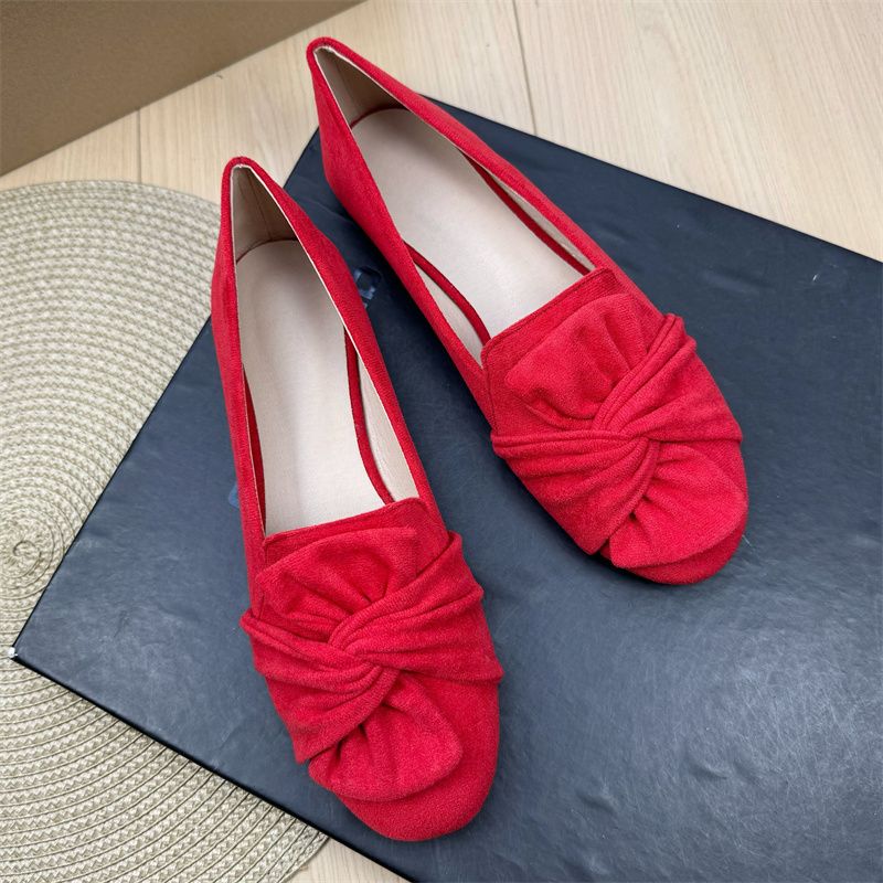 Flache Damenschuhe mit quadratischer Zehenpartie, einfarbig, Größe 33–44, schlichter, prägnanter Stil, passend für den Alltag, Wildleder-ähnliche Lederschuhe für Mädchen, Ganzjahres-Fahrschuhe_voghion.com