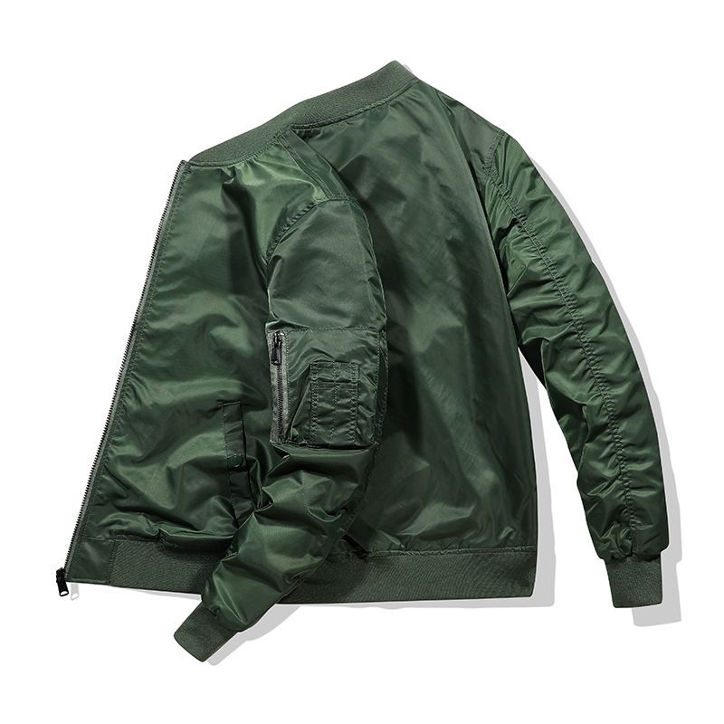 Herrenbekleidung Herren-Bomberjacke MA-1 – Von japanischer Arbeitskleidung inspiriert, gestepptes Futter und leichtes Nylon, Streetwear-Grundausstattung_voghion.com