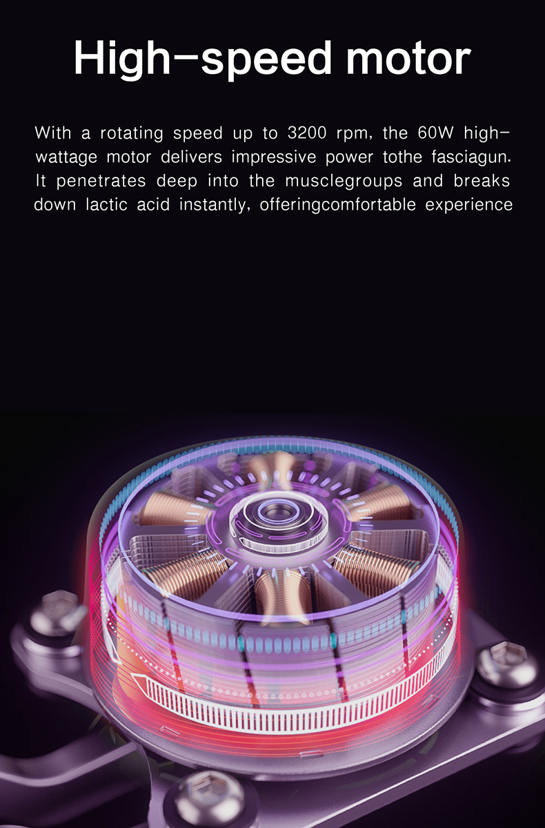 Masažna pištola Deep Tissue Massager Therapy Stimulacija telesnih mišic Lajšanje bolečin za EMS Sprostitev bolečine Fiess Oblikovanje_voghion.com