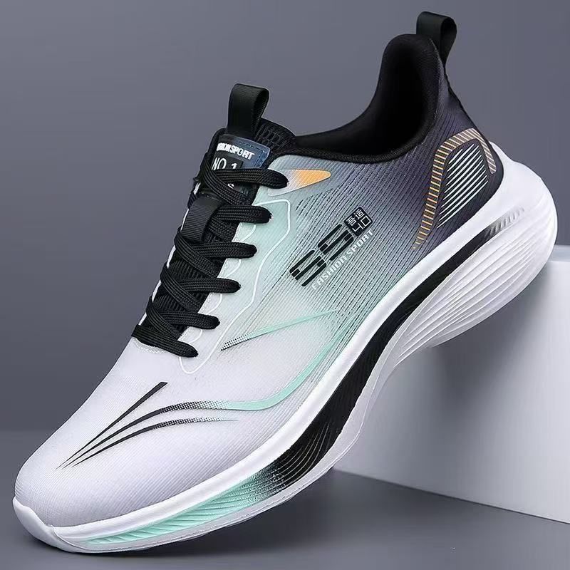 Spring Summer Men's Ultra-light Mesh Breathable Sports Racing Versatile Casual Lightweight Soft Sole Shock-absorbing_voghion.com
