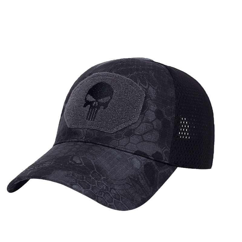 Military Skull Baseball Caps Camouflage Tactical Army Combat Paintball Basketball Football Adjustable Summer Sun Hats_voghion.com