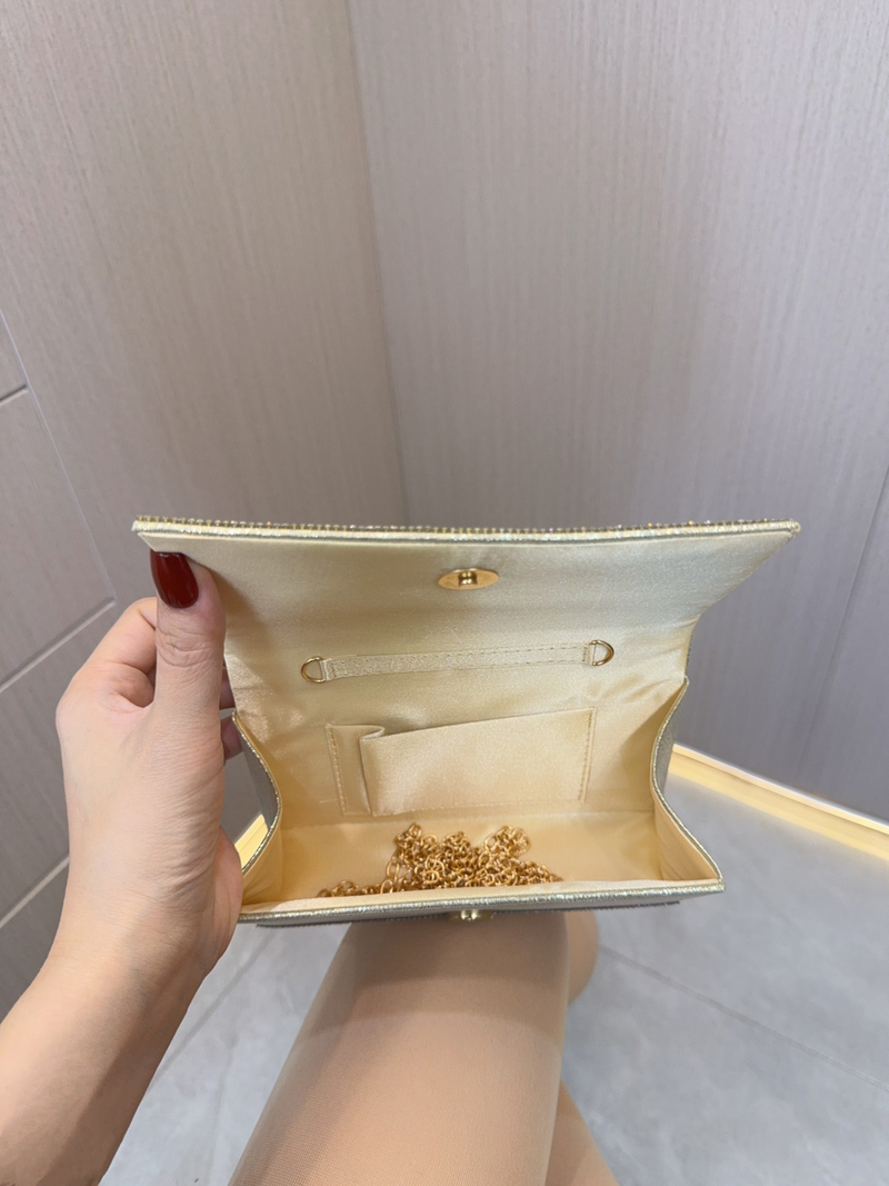 Nouveau Mariage à main, Banquet et robe de soirée sac de Banquet en diamant argenté_voghion.com