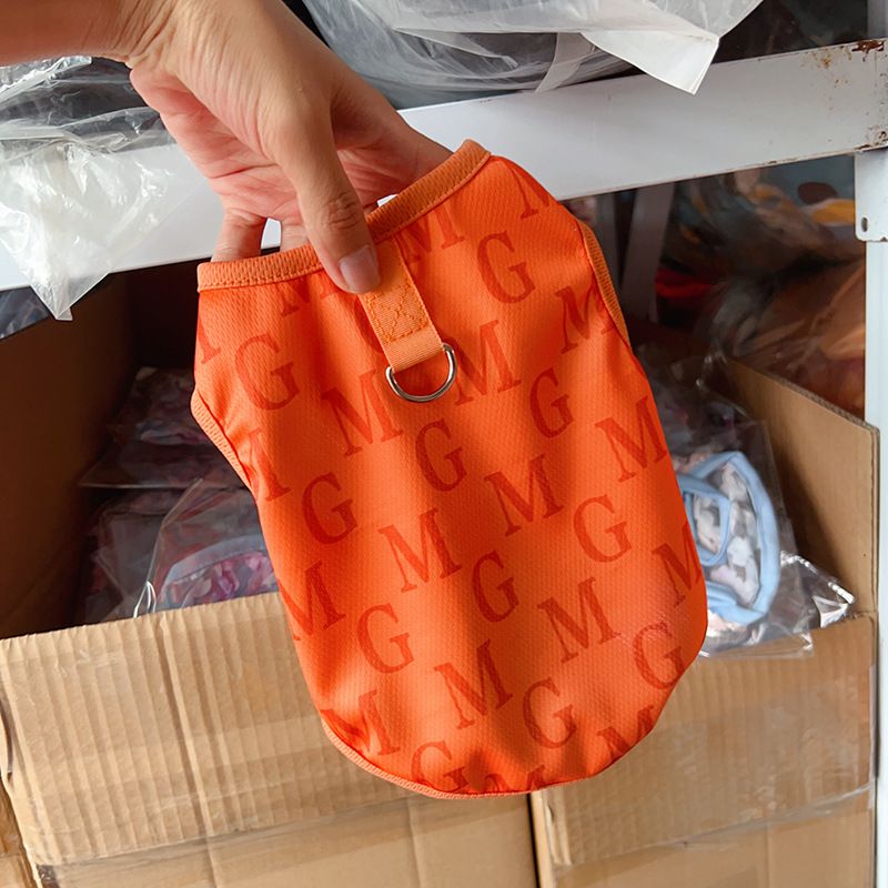 Pet Clothes For Dogs Small Dogs Puppies Cats Rabbits Anti Hair Loss Summer Thin Breathable Pull Ring Vest_voghion.com