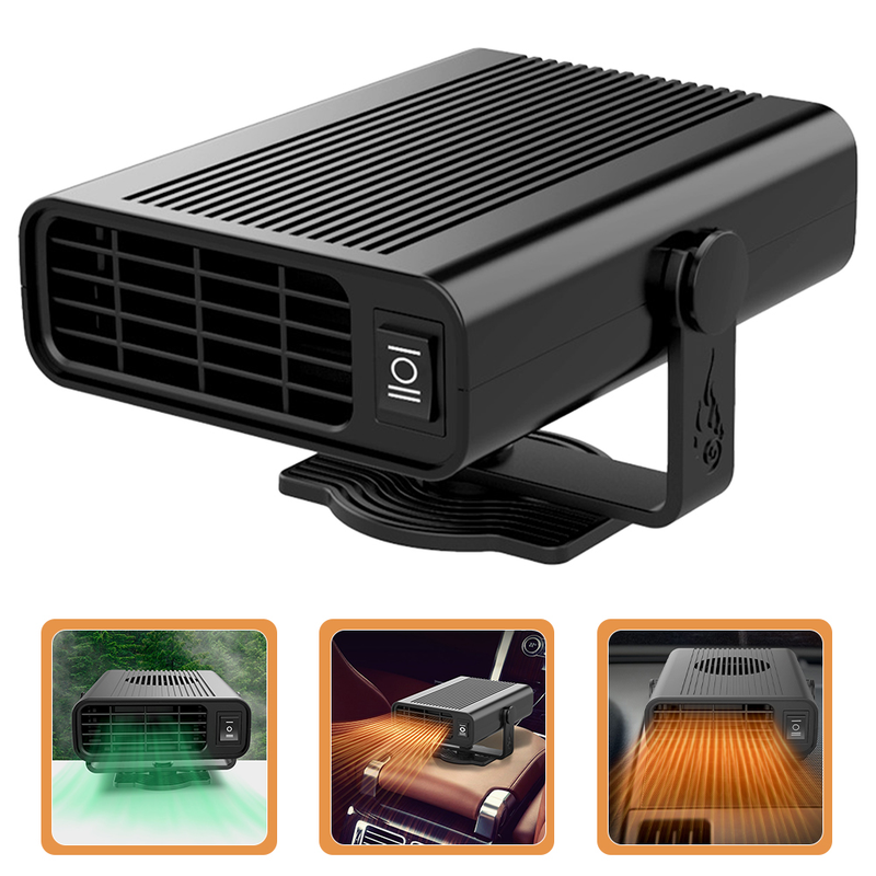 Heater Auto Heating Fan Portable Car Coog Fans Windshield Defroster Vehicle Glass_voghion.com