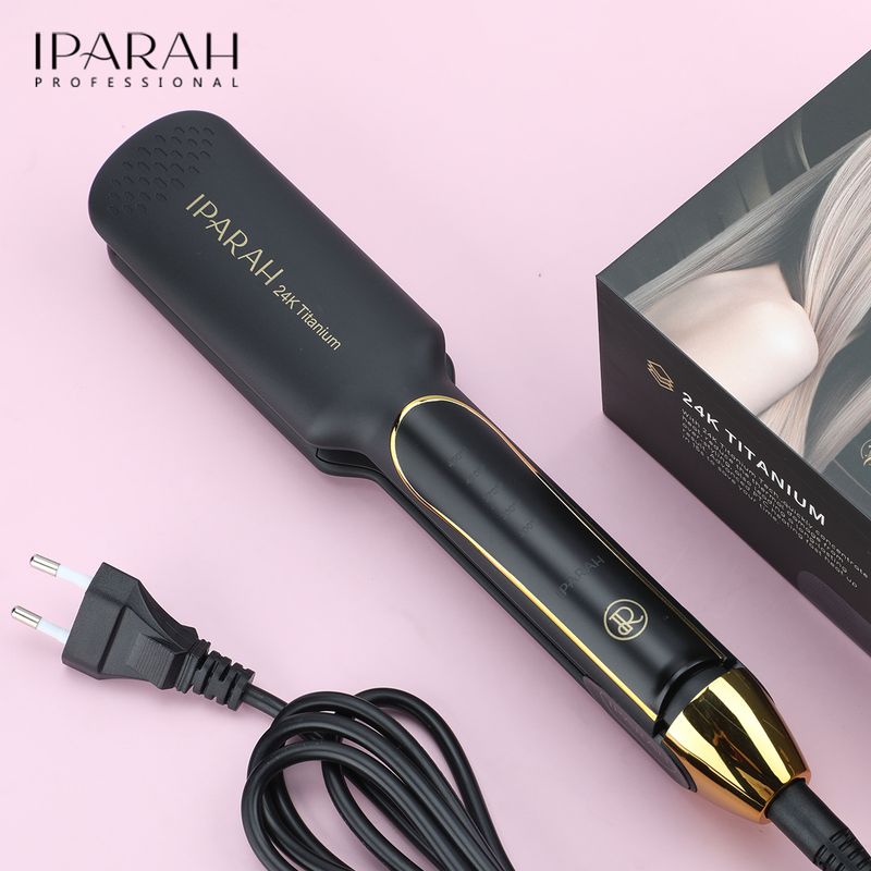 P-125 European Standard Electric Large Panel High Temperature Digital Display Straightener For Hair Salons_voghion.com