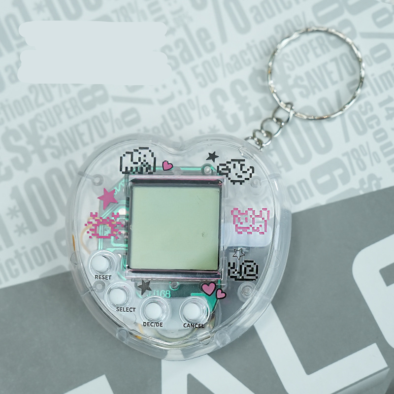 Handheld Virtuelle Kinder Elektronische Haustier Aufzucht Interaktive Spielzeug Spiel Maschine Keychain_voghion.com