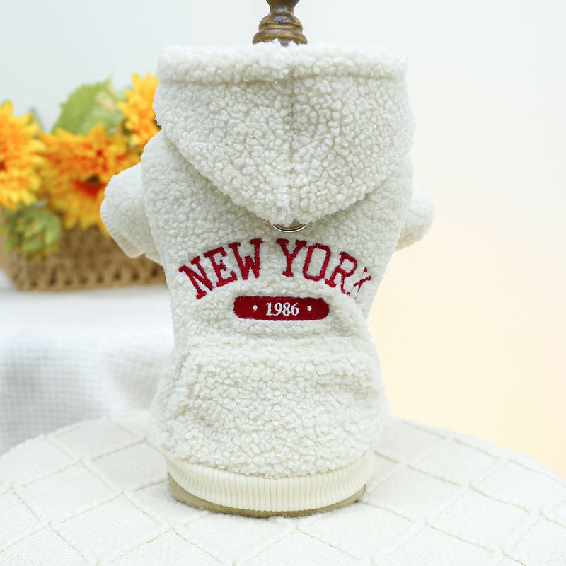 Sweat-shirt New York pour petit chiot, chien et chat, automne-hiver 2025, Halloween_voghion.com