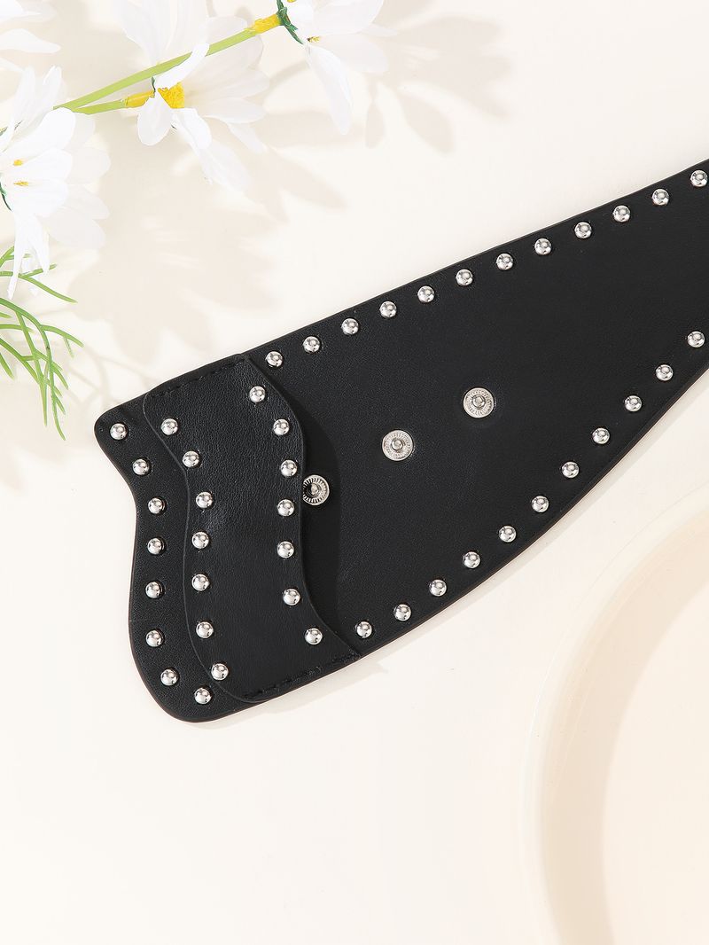 Punk Willow Nail Personalized Decoration Style Versatile Buckle Pants Belt Trend_voghion.com