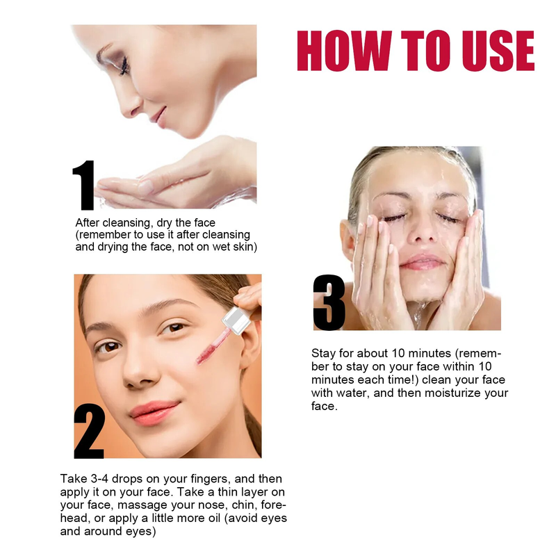 30Ml Salicylic Acid Essence Pore Shrinking Serum Smooth Pores Anti Aging Bghten Whitening Moisturizing Skin Care Product_voghion.com