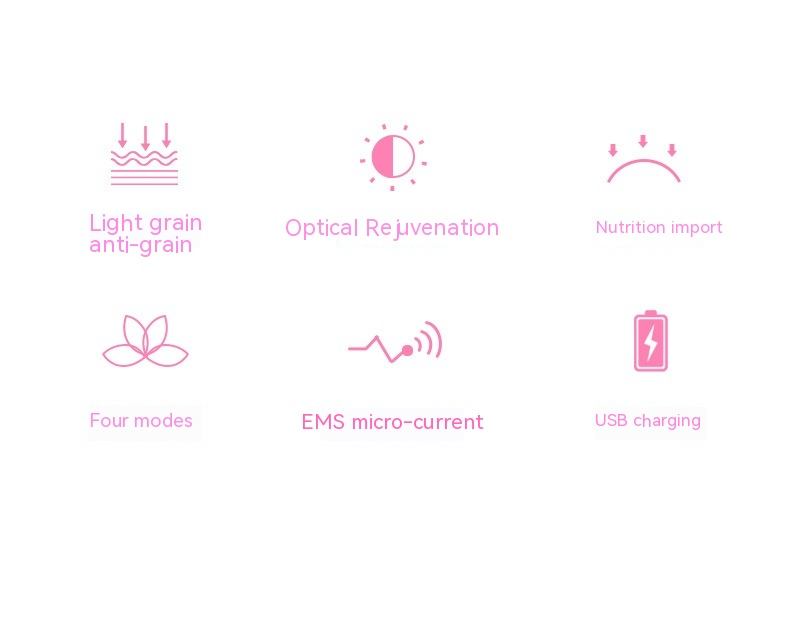 Neck lighting lines, lifting, tightening, anti wrinkle mass, false color light and adjustment instrument for_voghion.com