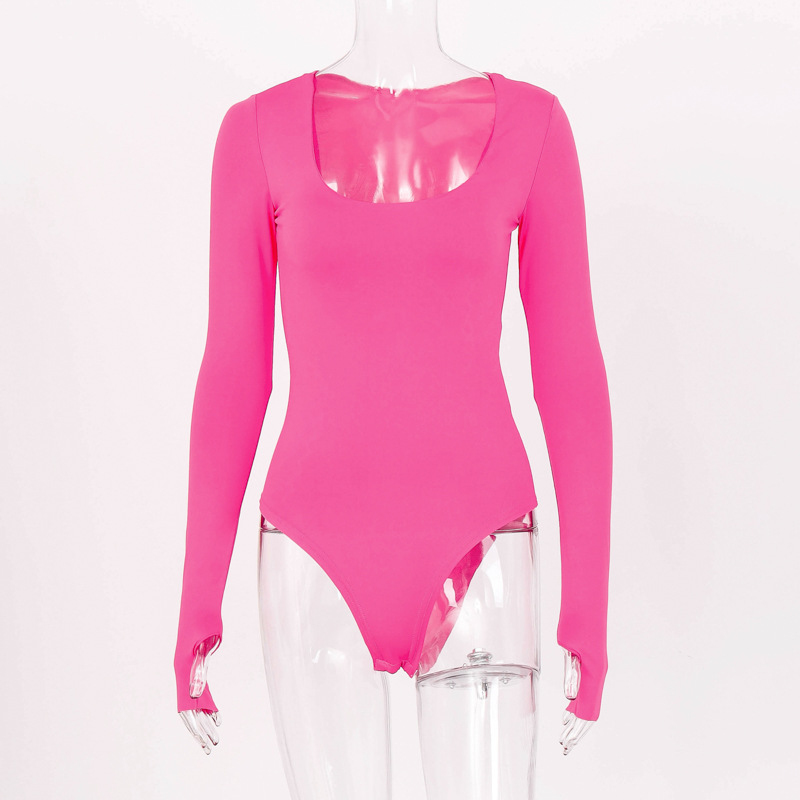 Herfst va va voom damesjumpsuit met lange mouwen, slanke jumpsuit._voghion.com