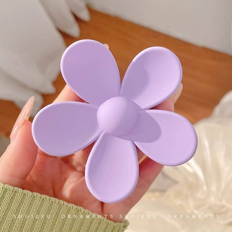 Agrafe de păr mari cu gheare de flori pentru femei, cleme de păr cu gheare, fete, agrafe mate, accesorii de păr dulci, agrafe_voghion.com