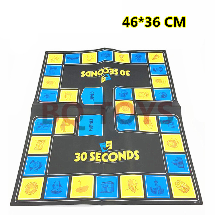 Party Games Crazy 30 Seconds English Game Card Thinking Engelska Party Board Game English 30 SECONDS GAME_voghion.com