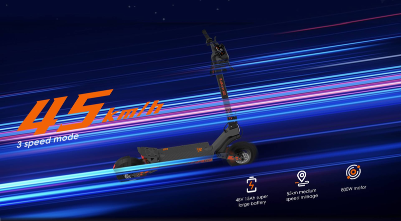 Kukirin G2 foldbar elektrisk scooter 800W motor 48V 15Ah batteri 10 tommer _voghion.com