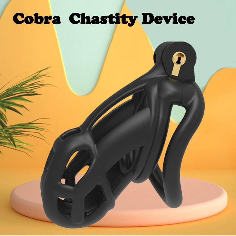 Gabbia maschile cobra, dispositivo di castità gay con anello, giocattoli sessuali con manicotto per uomini, strumenti sexy fetish F0a_voghion.com