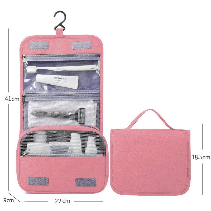 Waterproof Travel Hook Toiletry Bag Foldable Portable Multifunctional Cosmetics Storage Bag_voghion.com