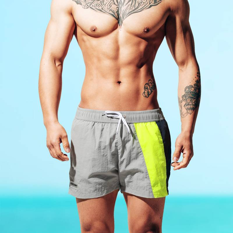 Men's Flat-angle Loose Swimming Trunks And Quick-drying Beach Pants_voghion.com