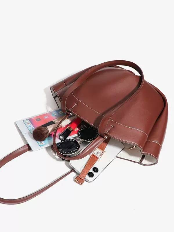 Traduction : Sac fourre-tout tendance pour femme, nouvelle collection automne 2025, sac mère-enfant, sac à main à bandoulière simple, sac de shopping_voghion.com